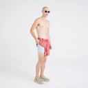 Saxx Mens Coral Birds of Paradise Oh Buoy 2in1 Volley Shorts