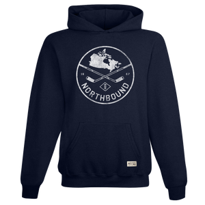 Northbound Boys Navy Heather Hockey Division Pullover Hoodie