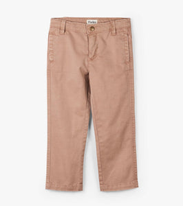 Hatley Boys Thatched Khaki Twill Pant