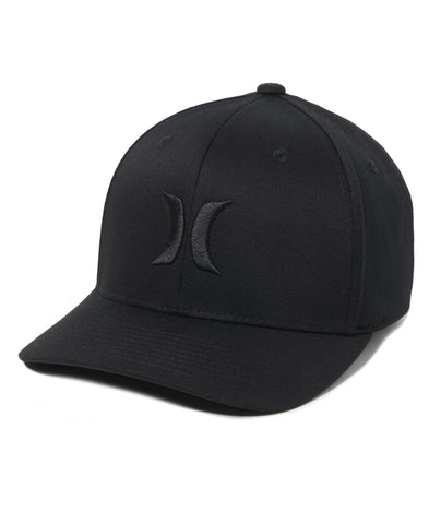 Hurley Mens Black/Black One and Only Flexfit Hat