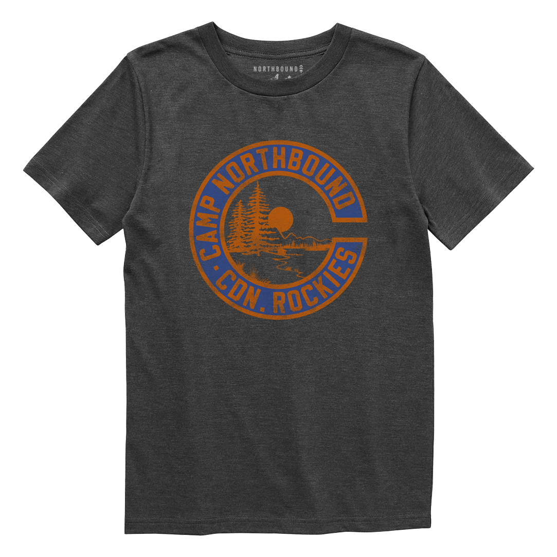 Northbound Supply Co. Charcoal Heather Camp Northbound Tshirt