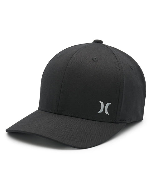 Hurley Mens Black Micro Icon Flexfit Hat