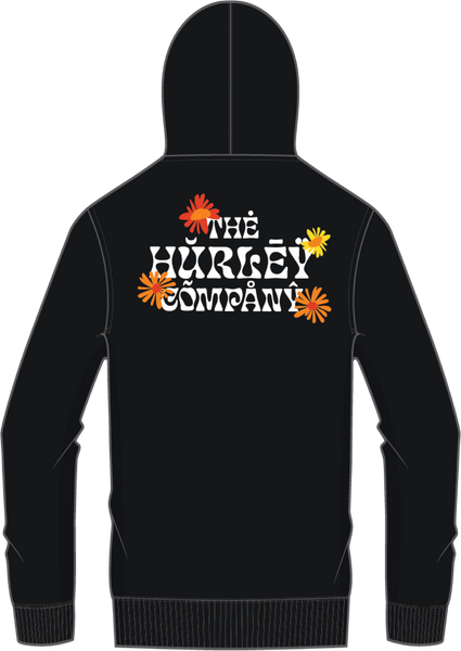 Hurley Mens Sedona Fleece Black Pullover Hoodie