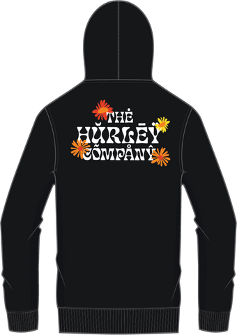 Hurley Mens Sedona Fleece Black Pullover Hoodie