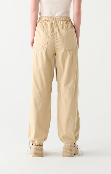 Dex Ladies Light Tan Parachute Pant