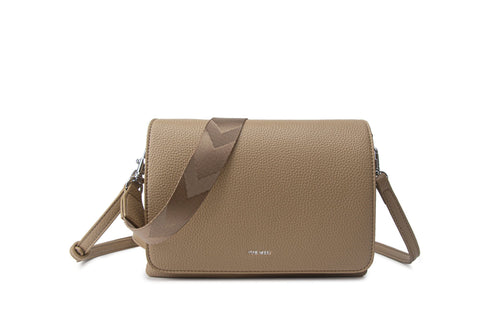 Pixie Mood Ladies Latte Pebbled Gianna Crossbody