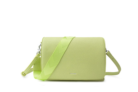 Pixie Mood Ladies Lime Pebbled Gianna Crossbody