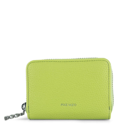 Pixie Mood Lime Pebbled Kimi Card Wallet