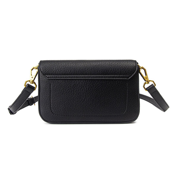 Pixie Mood Ladies Black Pebbled Larissa Mini Crossbody