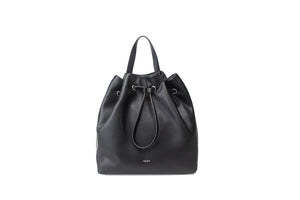 Pixie Mood Ladies Black Pebbled Leah Backpack