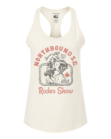 Northbound Supply Co. Ladies Natural Rodeo Show Racerback Tank