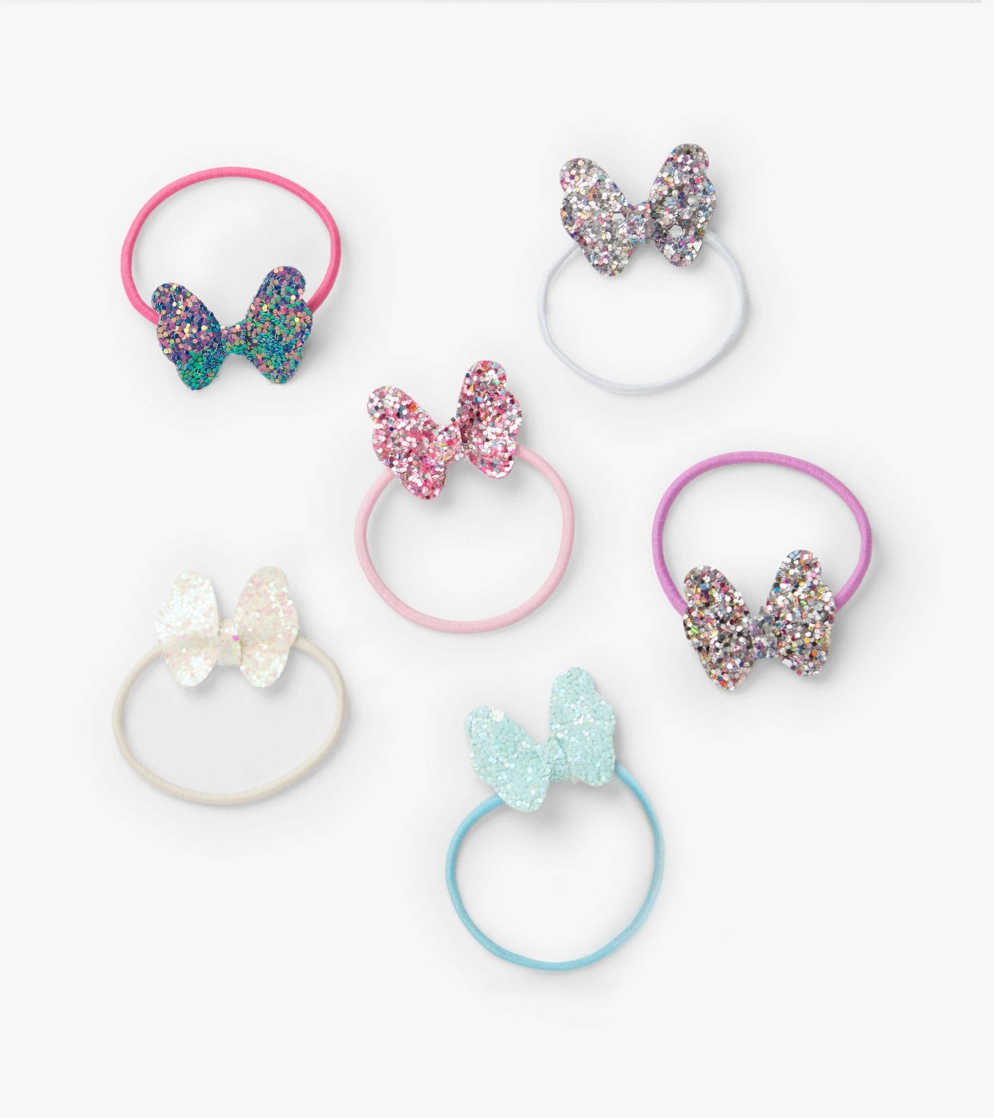 Hatley Girls Shimmer Bows Hair Elastic Pack