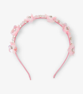 Hatley Girls Pink Flower Crown Headband