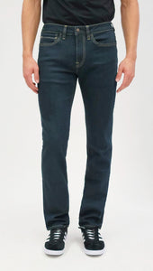 Buffalo Mens Tinted Indigo Straight Six Jeans