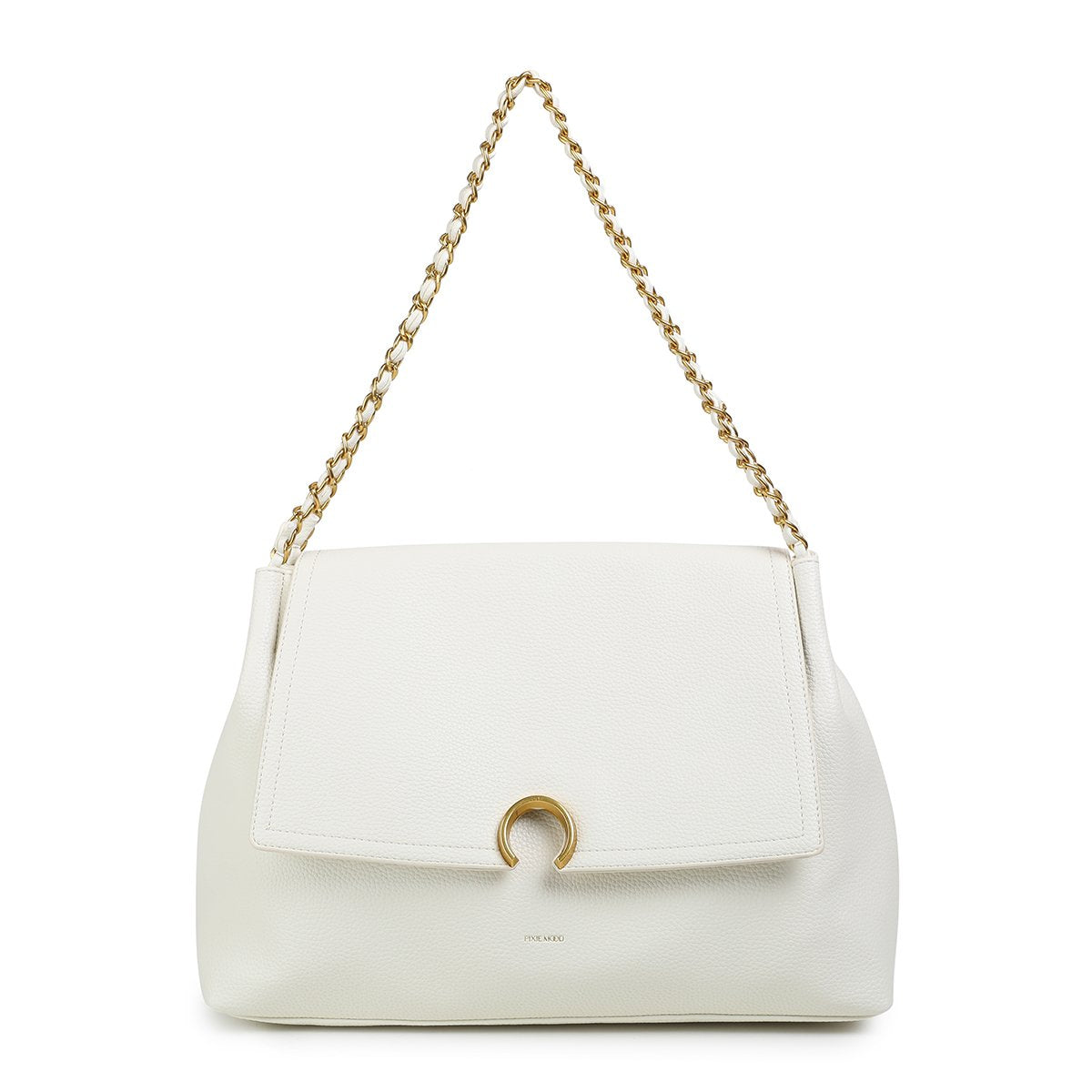 Pixie Mood Coconut Cream Pebbled Ruth Shoulder Bag