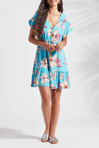 Tribal Ladies Honolulu Cap SS Dress