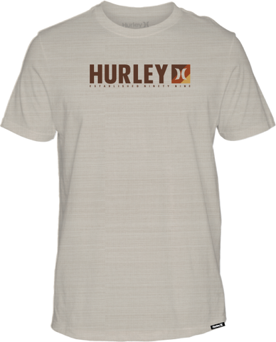 Hurley Mens Bone Everyday H20 Dri-Lined Slub SS Tshirt