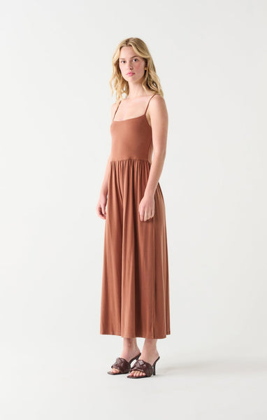 Dex Ladies Terracotta Wide Leg Jumpsuit