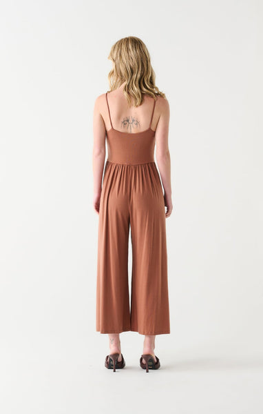 Dex Ladies Terracotta Wide Leg Jumpsuit