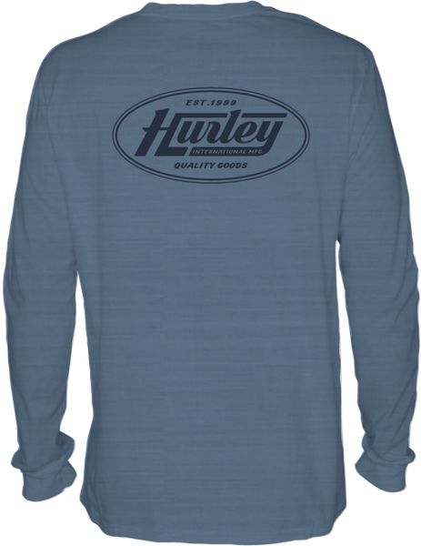 Hurley Mens Mirage Everyday H20 Dri Oil Change LS Shirt