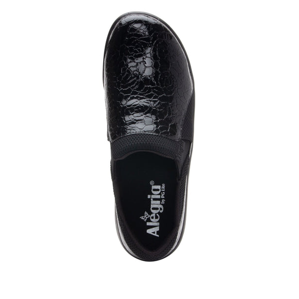 Alegria Ladies Duette Flourish Wide Black Shoe