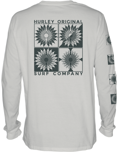 Hurley Mens Bone Everyday Naturals LS Shirt