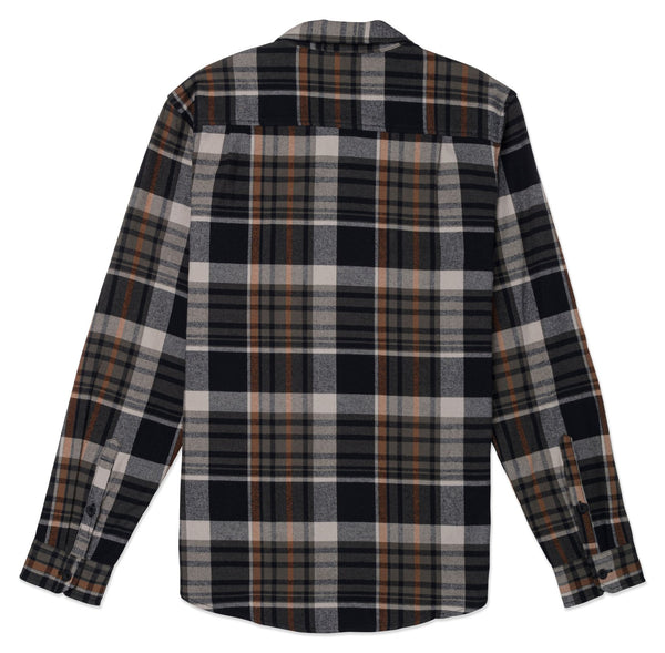 Hurley Mens Cargo Portland Organic Flannel LS Shirt