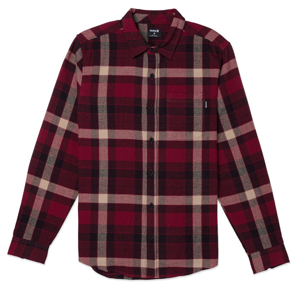 Hurley Mens Matador Portland Organic Flannel LS Shirt