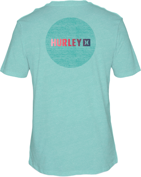 Hurley Mens Tropical Mist Everyday Circle Gradient Tshirt