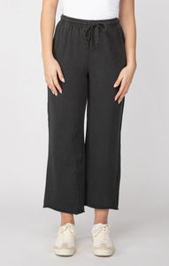 Dex Ladies Washed Black Straight Leg Lounge Pant