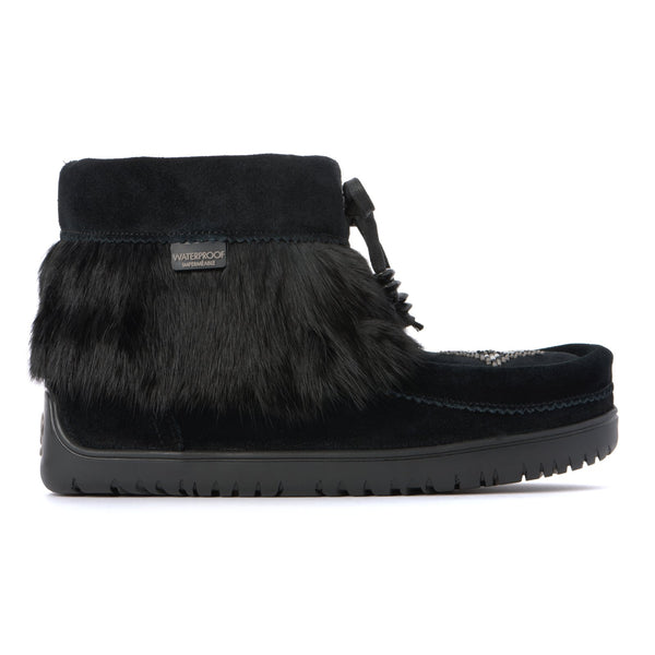 Manitobah Mukluks Ladies Black Keewatin Suede Mukluk