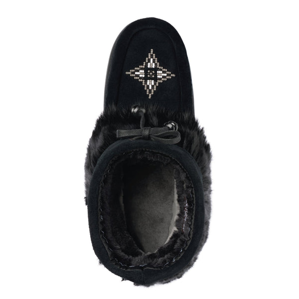 Manitobah Mukluks Ladies Black Keewatin Suede Mukluk