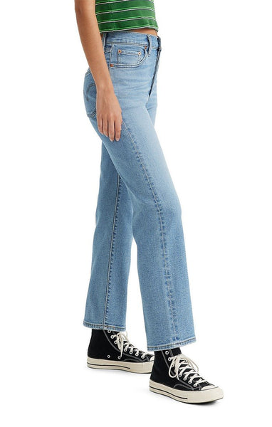 Levi Ladies Centre Lane Ribcage Straight Ankle Jeans