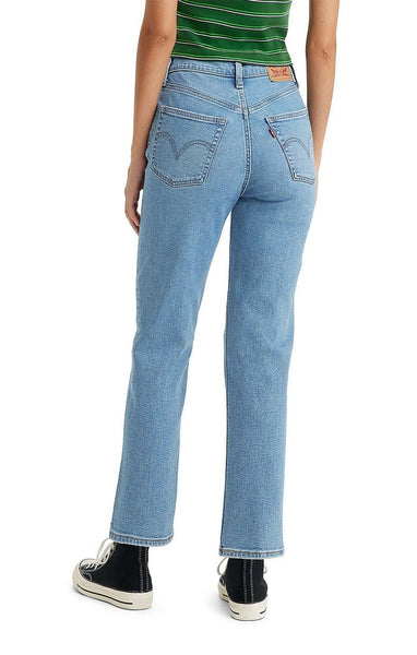 Levi Ladies Centre Lane Ribcage Straight Ankle Jeans