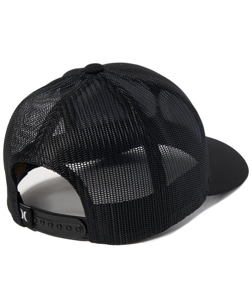 Hurley Mens Black/White Del Mar Trucker Hat