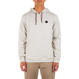 Hurley Mens Dunes Heat Oatmeal Heather Pullover Hoodie