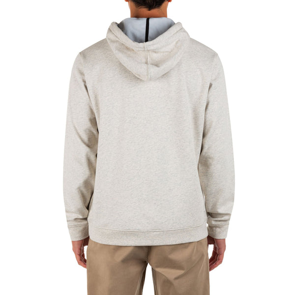 Hurley Mens Dunes Heat Oatmeal Heather Pullover Hoodie