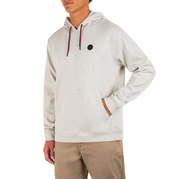 Hurley Mens Dunes Heat Oatmeal Heather Pullover Hoodie