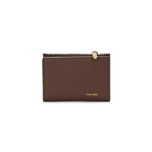 Pixie Mood Espresso Brown Pebbled Aiko Wallet