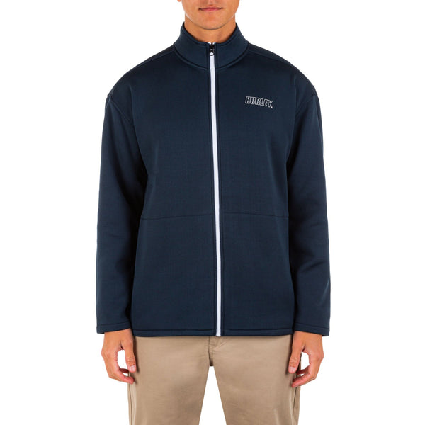 Hurley Mens Byron Heat Armory Navy Track Zip