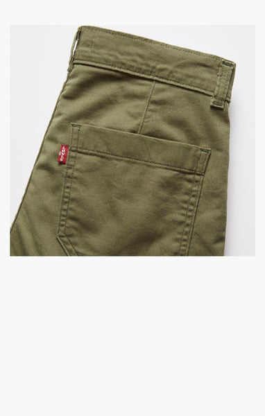 Levi Ladies Olive Night Utility Short