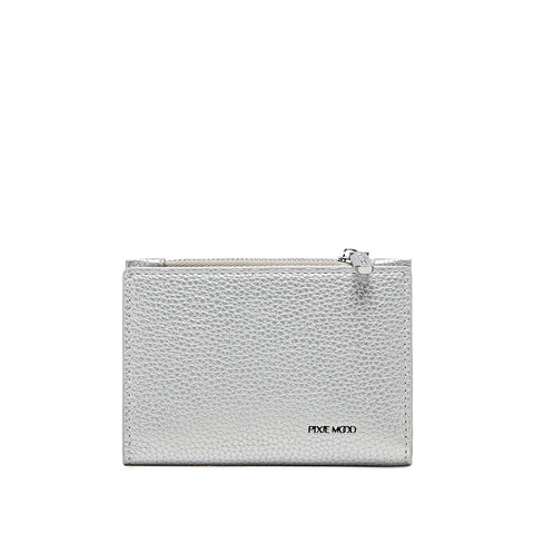 Pixie Mood Silver Pebbled Aiko Wallet