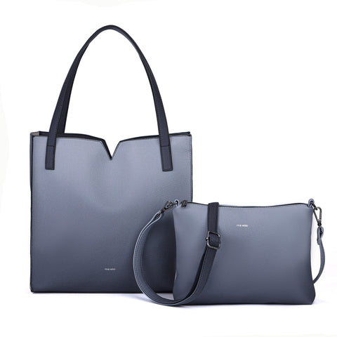 Pixie Mood Ombre Grey Pebbled Alicia Tote II