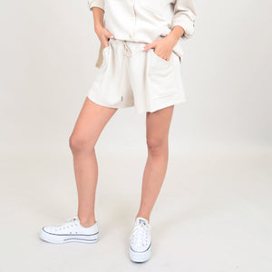 RD Style Ladies Stone Senza Soft Knit Shorts