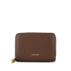 Pixie Mood Espresso Brown Pebbled Kimi Card Wallet