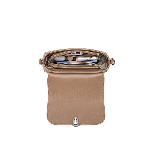 Pixie Mood Ladies Latte Athena Saddle Bag